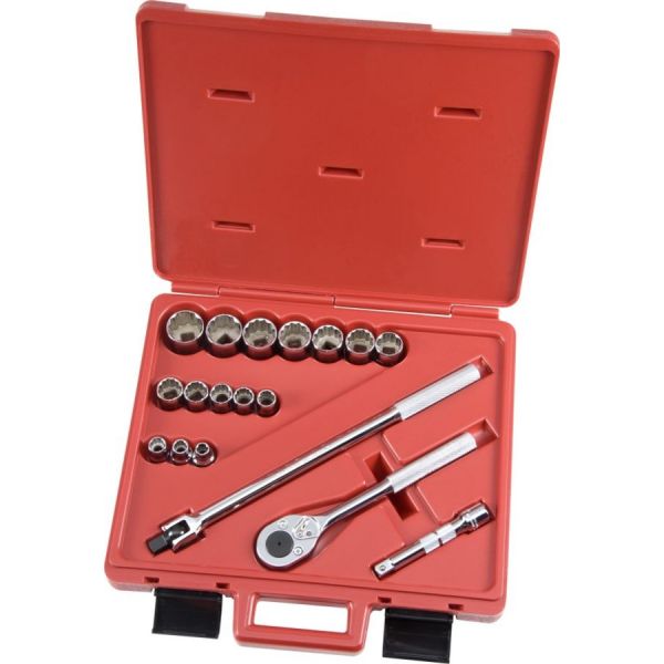 PRO-J54120 SOCKET SET 1/2DR 18 PC 12 PT | Howard Supply