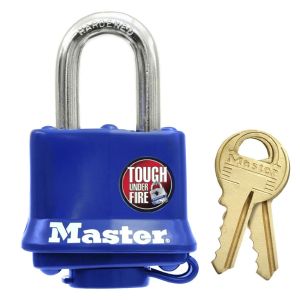 MAS-312D PADLOCK 1-9/16 BLUE PLASTIC