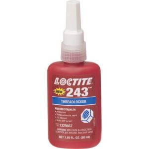 243 PRIMERLESS MEDIUM STRENGTH BLUE THREADLOCKER 50ML, 1329467