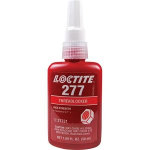LOC-ADHESIVE THREADLOCKER RED 50ML 277
