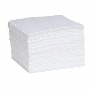 ABSORBENT PAD, 15 X 18 OIL ONLY WHITE HIGHLOFT 100-PK, WPB100GL