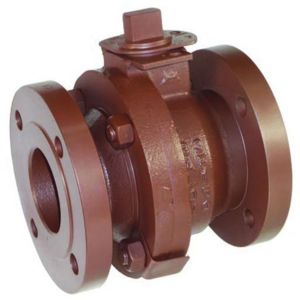 BALL VALVE, 4 X 4 X 4 250# DUCTILE IRON FLANGED, 4F-F12-RF