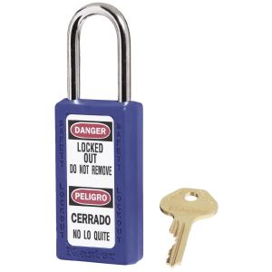 MAS-411BLU PADLOCK 1-1/2 SFTY LCKOUT BLU