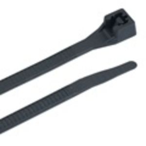 GB-TIE CABLE 6 BLACK 100PK