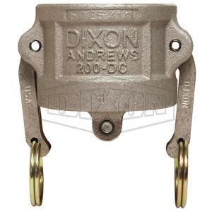 DIX-200-DC-AL CAP 2 ALUM DUST CAMLOCK