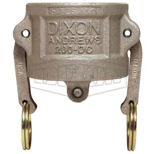 DIX-300-DC-AL CAP 3 ALUM DUST CAMLOCK