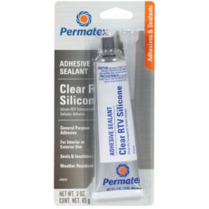 LOC-SILICONE ADHESIVE SEALANT CLR 3OZ 66