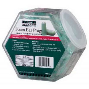 EAR PLUGS, FOAM 100 PAIR IN FISHBOWL, 10059484