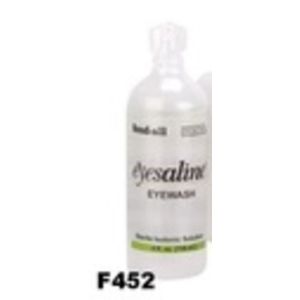 EYE WASH, PERSONAL EYE SALINE 4 OZ BOTTLE, F452