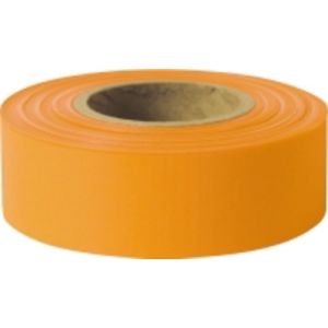 PRE-TAPE FLAG ORANGE-GLO 1-3/16X150
