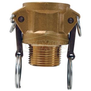 GLOBAL CAM & GROOVE TYPE B COUPLER X MNPT 2 BRASS, G200-B-BR
