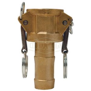 GLOBAL CAM & GROOVE TYPE C COUPLER X HOSE SHANK 2 BRASS, G200-C-BR