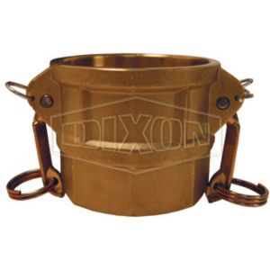 GLOBAL CAM & GROOVE TYPE D COUPLER X FNPT 2 BRASS, G200-D-BR