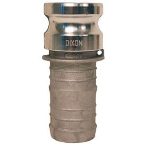 GLOBAL CAM & GROOVE TYPE E ADAPTER X HOSE SHANK 6, G600-E-AL