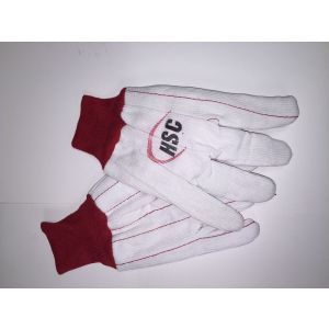 SAF-218L-HSC GLOVE CTN 18oz WHT W/RED KW