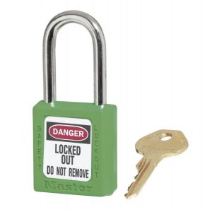 MAS-410GRN PADLOCK 1-1/2 SFTY LCKOUT GRN
