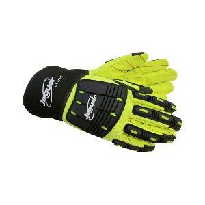 SAF-GX715XL JAGUAR HI-VIS GREEN GLOVE
