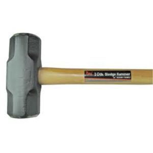 HAMMER SLEDGE, 10LB WITH 36 HICKORY HANDLE, 62-330