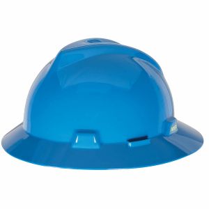 MSA-HAT V-GARD BLUE RATCHET SUSP