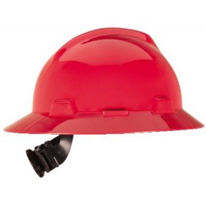 MSA-HAT V-GARD RED RATCHET SUSP
