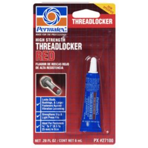 HIGH STRENGTH THREADLOCKER RED 6 ML, 27100