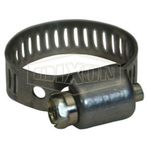 DIX-MH6 CLAMP 1/4X13/16 SS HOSE