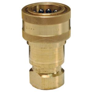 DIX-B16-263 COUPLING 1/4FPT BRASS HYD