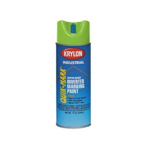 MARKING PAINT, QUIK-MARK? APWA BRILLIANT GREEN 12-OZ, S03407