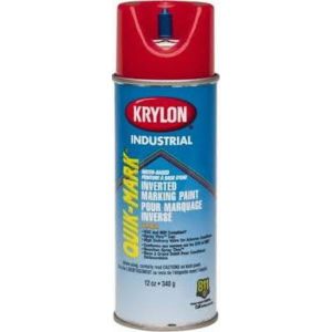MARKING PAINT, QUIK-MARK? APWA BRILLIANT RED 12-OZ, S03404