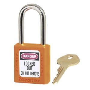 MAS-410ORG PADLOCK 1-1/2 SFTY LCKOUT ORG