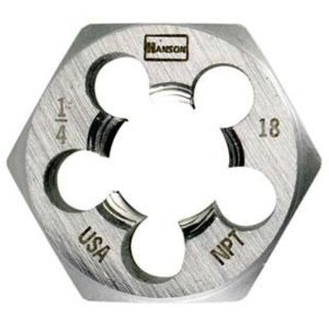 PIPE TAPER HEX DIE, HCS 1/8 - 27 NPT, 6702