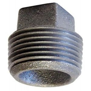 ANV-PLUG 1 SQ HD STD BLK