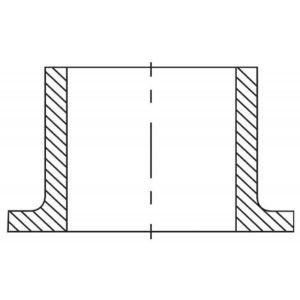 POLY FLANGE ADAPTER, DR11, 12