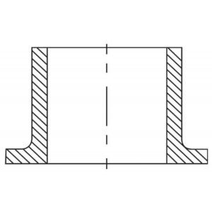 AGR-R-FLNG-R11-04.00 POLY ADPT FLANGE BW