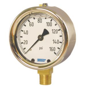 WIK-GAUGE WIKA 4.0 LIQ 1/2LM 1000PSI
