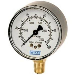 PRESSURE GAUGE, 32 OZ/SQ IN 2.5 FACE 1/4 NPT LM, 611.10 9851739