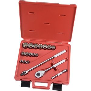 PRO-J54120 SOCKET SET 1/2DR 18 PC 12 PT