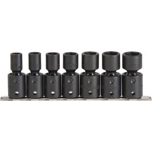 PROTO? 1/2 DRIVE 7 PIECE DEEP UNIVERSAL IMPACT SOCKET SET - 6 POINT, J7414