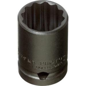 PROTO? 1/2 DRIVE THIN WALL IMPACT SOCKET 19 MM - 12 POINT, J7419MT