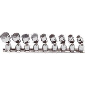 PROTO? 1/4 DRIVE 9 PIECE UNIVERSAL SOCKET SET - 12 POINT, J47107