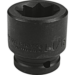 PROTO� 3/4 DRIVE IMPACT SOCKET 1-1/8 - 8 POINT, J07518S