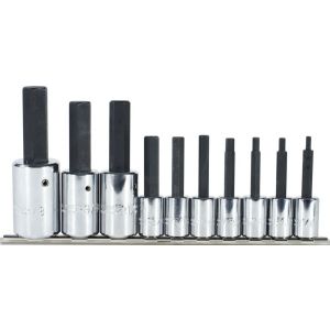 PROTO? 3/8 & 1/2 DRIVE 10 PIECE HEX BIT SET, J4900AC