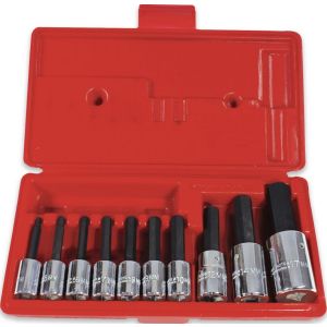 PROTO? 3/8 & 1/2 DRIVE 10 PIECE METRIC HEX BIT SET, J4900MA