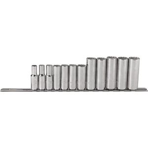 PROTO? 3/8 DRIVE 12 PIECE METRIC DEEP SOCKET SET - 12 POINT, J52209