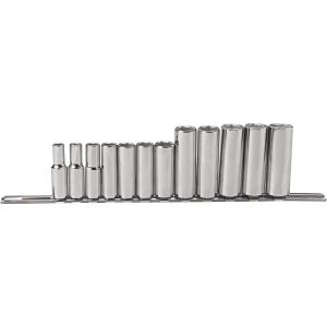 PROTO? 3/8 DRIVE 12 PIECE METRIC DEEP SOCKET SET - 6 POINT, J52205