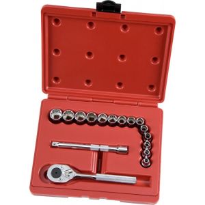 PROTO? 3/8 DRIVE 16 PIECE METRIC SOCKET SET - 12 POINT, J52218