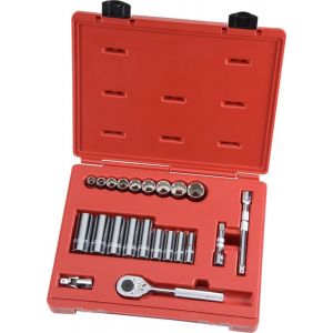 PROTO? 3/8 DRIVE 22 PIECE SOCKET SET - 12 POINT, J52136