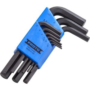 PROTO? 9 PIECE HEX KEY SET - METRIC, J4984