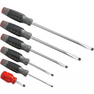 PROTO? DURATEK? 6 PIECE SLOTTED SCREWDRIVER SET, J1206SRF