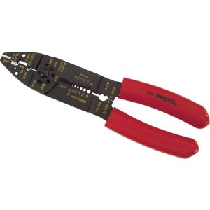 PROTO? WIRE STRIPPER/CRIMPER PLIERS - 8-1/2, J299